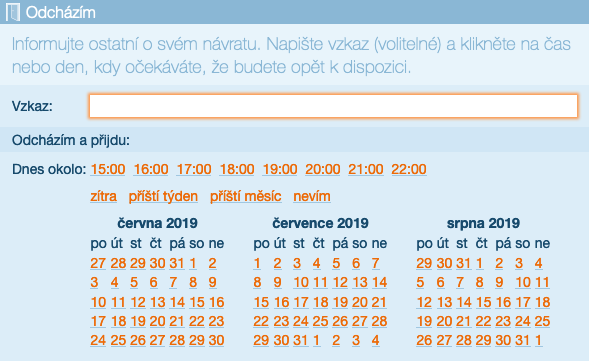 Přihlašovací dialogové okno